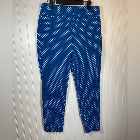 Talbots Hampshire Curvy Polka Dot Pants - Picture 2 of 4